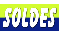 SOLDES V3 - 30x14cm - Autocollant(sticker)