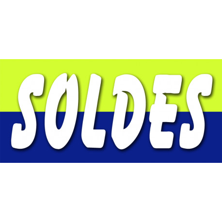 SOLDES V3 - 30x14cm - Autocollant(sticker)