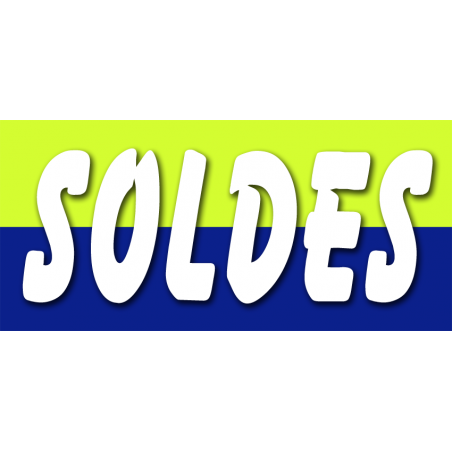 SOLDES V3 - 30x14cm - Autocollant(sticker)