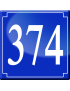 numéroderue374 - classique 10x10cm - Sticker/autocollant