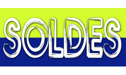 SOLDES V4 - 30x14cm - Autocollant(sticker)