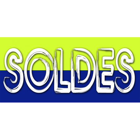 SOLDES V4 - 30x14cm - Autocollant(sticker)