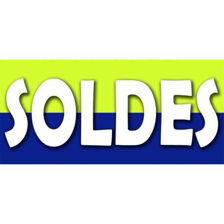 SOLDES V5 - 30x14cm - Autocollant(sticker)