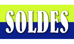 SOLDES V6 - 30x14cm - Autocollant(sticker)
