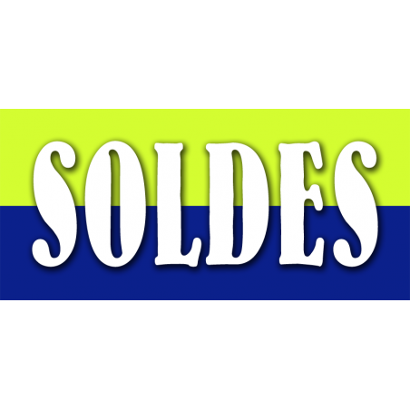 SOLDES V6 - 30x14cm - Autocollant(sticker)