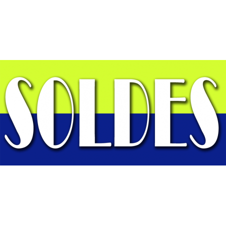 SOLDES V8 - 30x14cm - Autocollant(sticker)