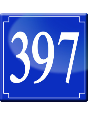 numéroderue397 - classique 10x10cm - Sticker/autocollant