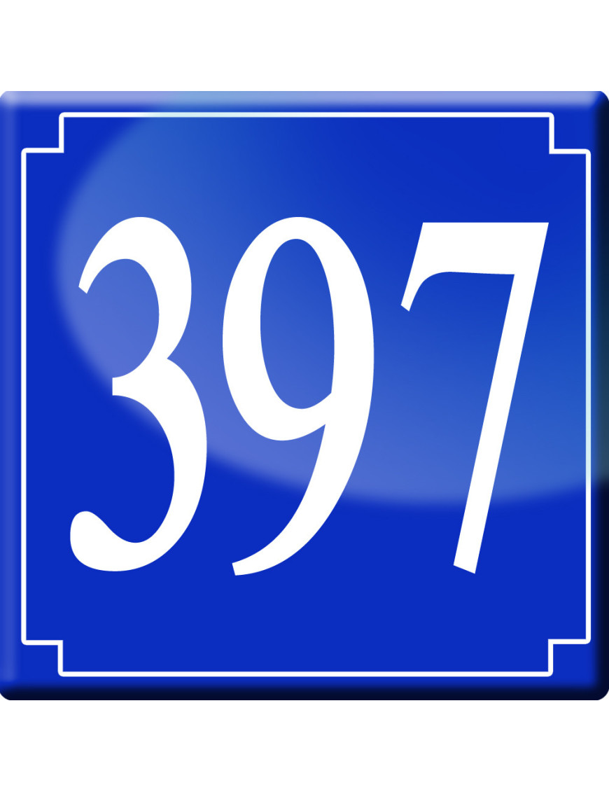 numéroderue397 - classique 10x10cm - Sticker/autocollant
