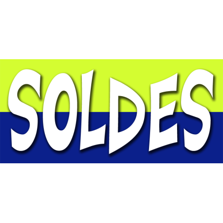 SOLDES V12 - 30x14cm - Sticker/autocollant