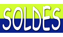 SOLDES V14 - 30x14cm - Autocollant(sticker)