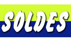 Autocollant (sticker): Autocollant SOLDES V16