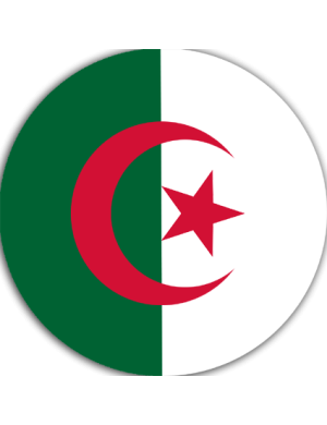 Algérie - 10cm - Sticker/autocollant