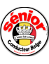 Conducteur Sénior Belge - 15x15cm - Sticker/autocollant