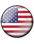 Drapeau Américain - 10x10cm - Sticker/autocollant
