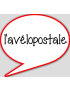 l'avélopostale - 15x13.5cm - sticker/autocollant