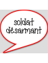 soldat désarmant - 15x13.5cm - sticker/autocollant