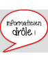 informaticien drôle - 10x9cm - sticker/autocollant