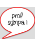 prof sympa - 15x13.5cm - sticker/autocollant