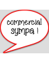 commercial sympa - 10x9cm - sticker/autocollant