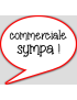 commerciale sympa - 15x13.5cm - sticker/autocollant