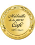 Médaille de la pose café - 15x15cm - Sticker/autocollant