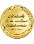 Médaille de la meilleure collaboratrice - 5x5cm - Sticker/autocollant