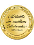 Médaille du meilleur collaborateur - 5x5cm - Sticker/autocollant