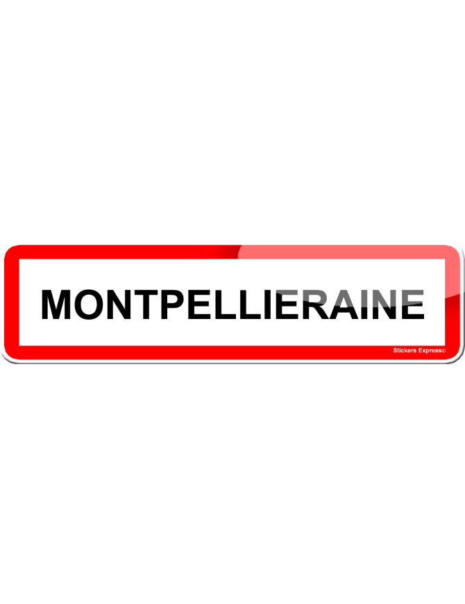 Montpellieraine (15x4cm) - Sticker/autocollant