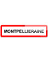 Montpellieraine (15x4cm) - Sticker/autocollant