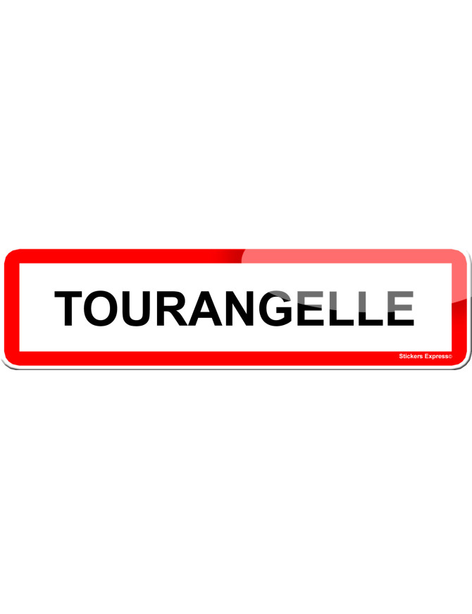 Tourangelle (15x4cm) - Sticker/autocollant