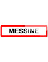 Messine (15x4cm) - Sticker/autocollant