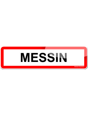 Messin (15x4cm) - Sticker/autocollant