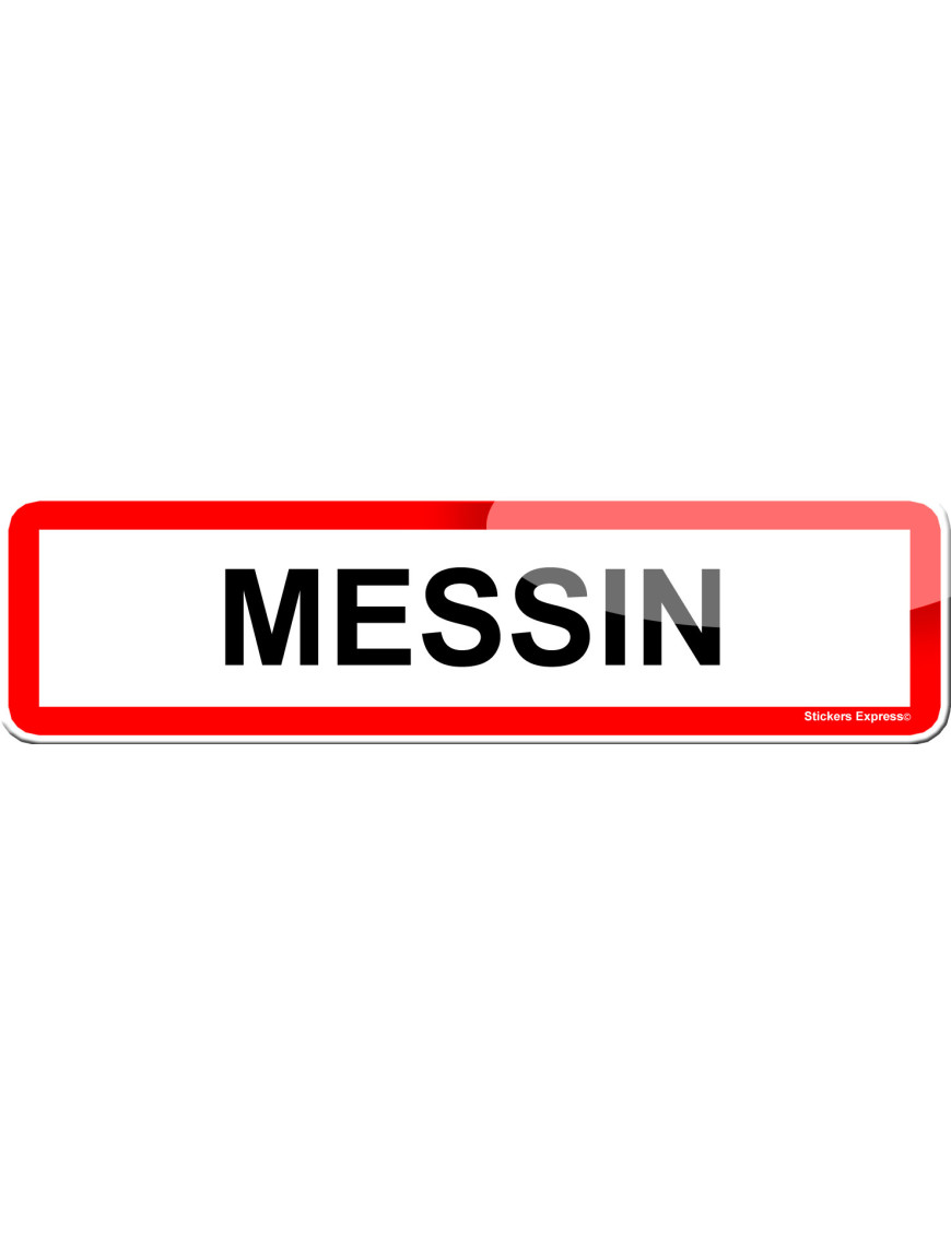 Messin (15x4cm) - Sticker/autocollant