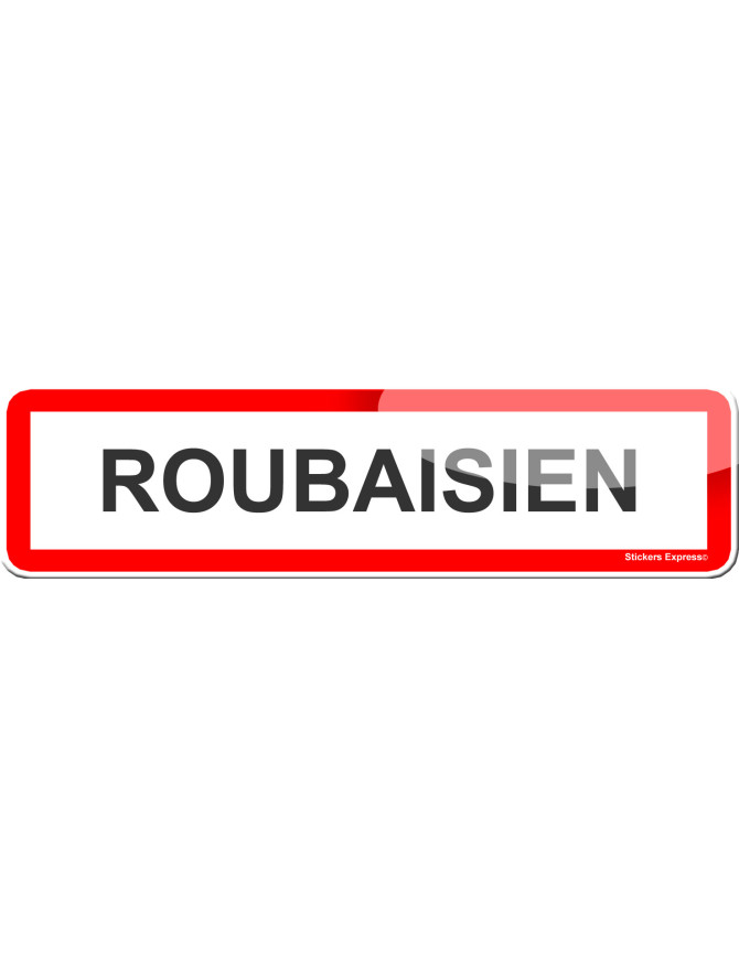 Roubaisien (15x4cm) - Sticker/autocollant