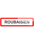 Roubaisien (15x4cm) - Sticker/autocollant