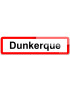 Dunkerque (15x4cm) - Sticker/autocollant