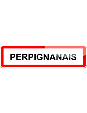 Perpignanais (15x4cm) - Sticker/autocollant