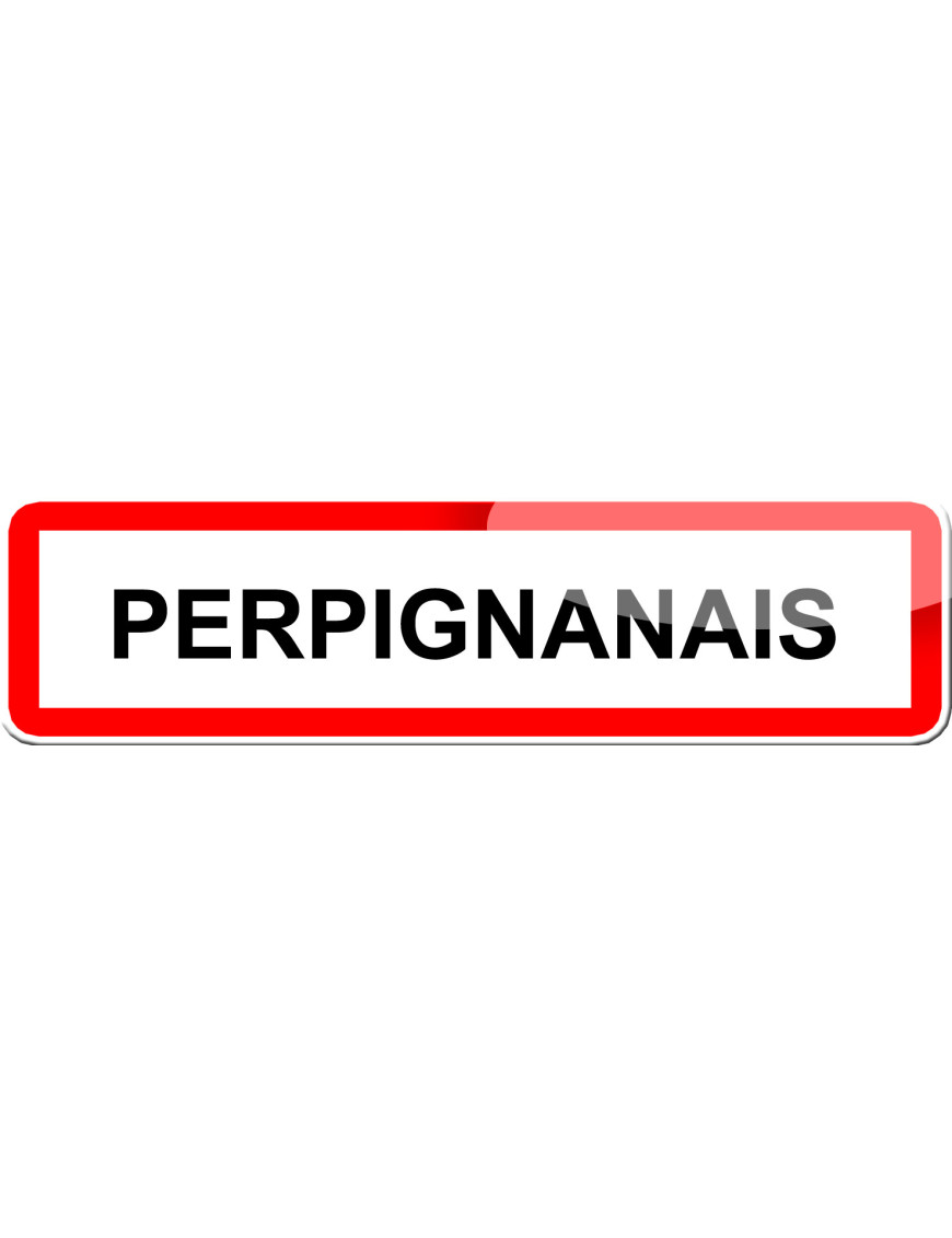 Perpignanais (15x4cm) - Sticker/autocollant