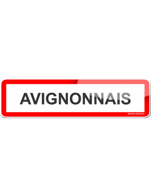 Avignonnais (15x4cm) - Sticker/autocollant
