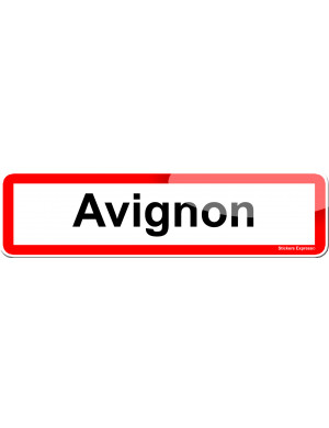 Avignon (15x4cm) - Sticker/autocollant