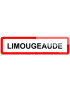 Limougeaude (15x4cm) - Sticker/autocollant