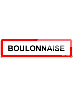 Boulonnaise (15x4cm) - Sticker/autocollant