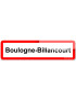 Boulogne-Billancourt (15x4cm) - Sticker/autocollant
