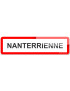 Nanterrienne (15x4cm) - Sticker/autocollant