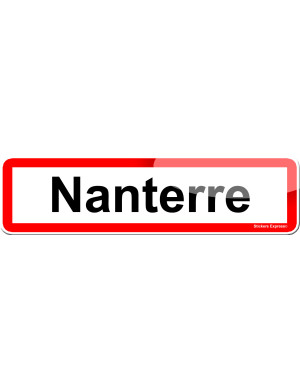 Nanterre (15x4cm) - Sticker/autocollant