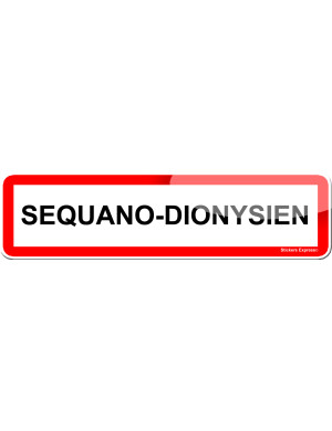 Séquano-Dionysien (15x4cm) - Sticker/autocollant
