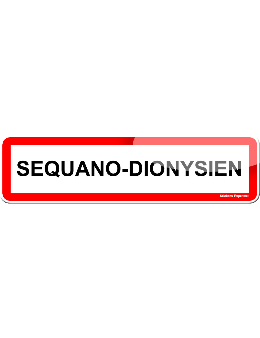 Séquano-Dionysien (15x4cm) - Sticker/autocollant