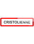 Cristolienne (15x4cm) - Sticker/autocollant