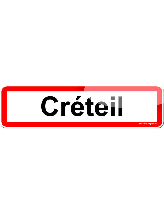 Créteil (15x4cm) - Sticker/autocollant