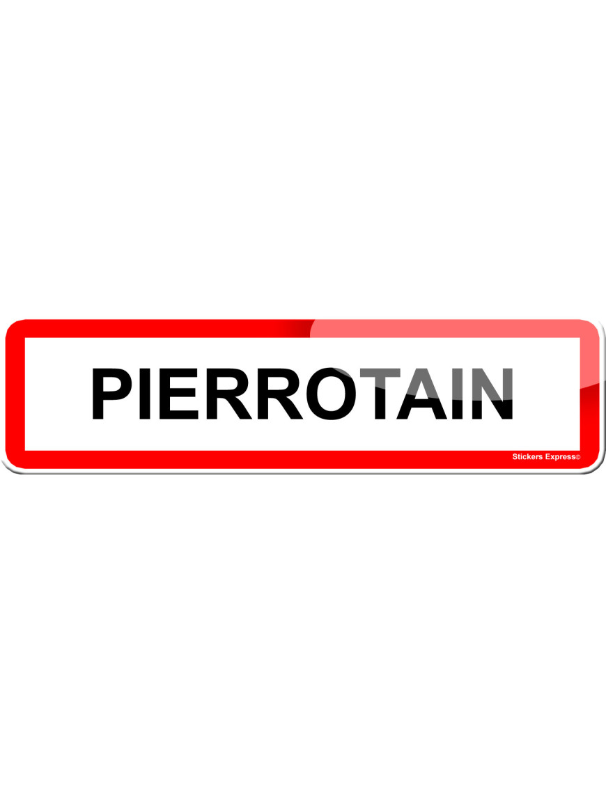 Pierrotain (15x4cm) - Sticker/autocollant